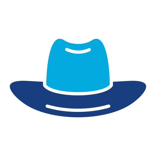 chapeau de cowboy Generic Blue Icône