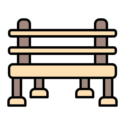 Bench Generic Outline Color icon
