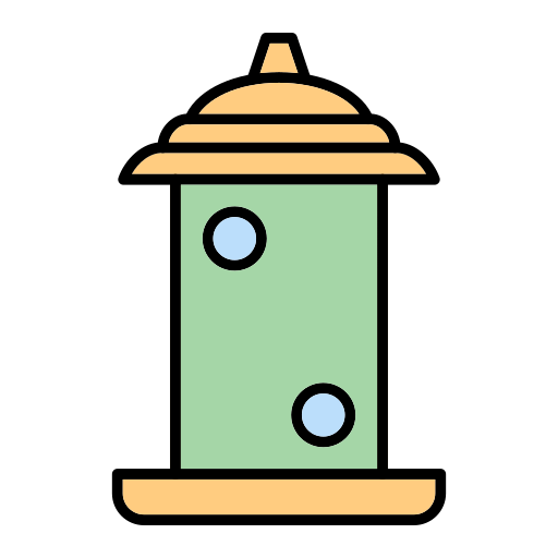 Bird feeder Generic Outline Color icon