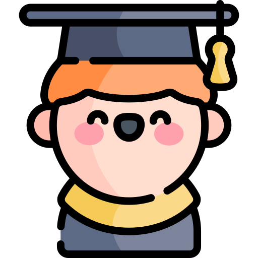 Student Kawaii Lineal color icon