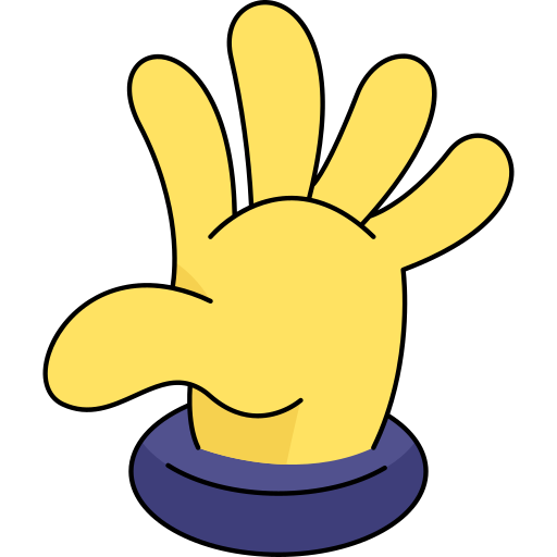 handschuhe Generic Thin Outline Color icon