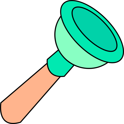 Plunger Generic Thin Outline Color icon
