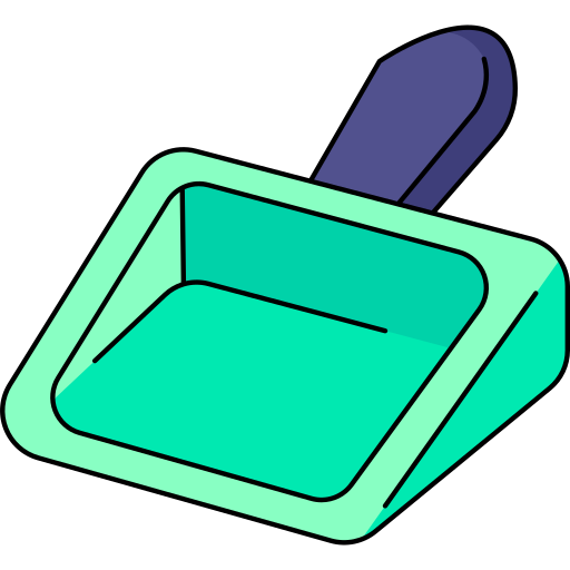 Dust pan Generic Thin Outline Color icon