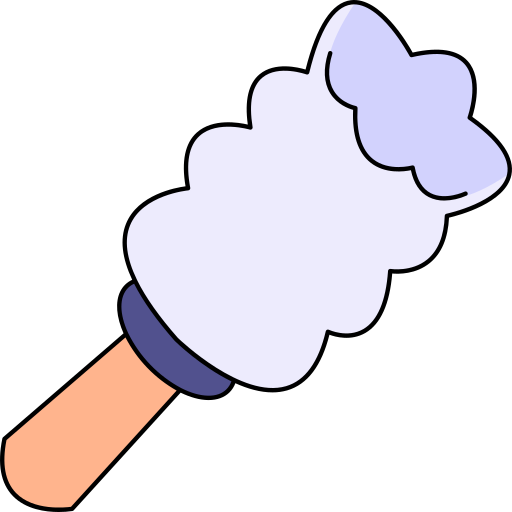 Feather duster Generic Thin Outline Color icon