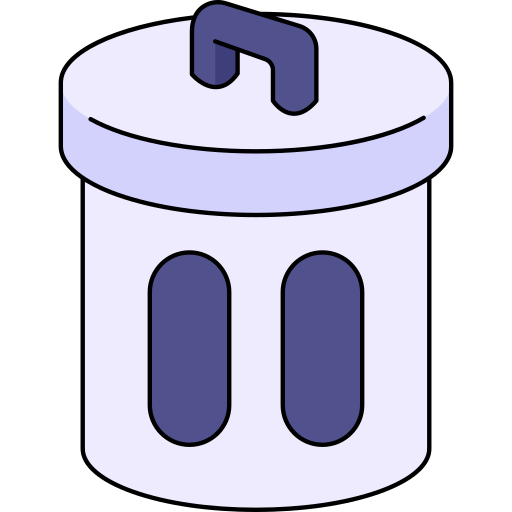 müll Generic Thin Outline Color icon