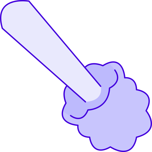 Toilet brush Generic Thin Outline Color icon
