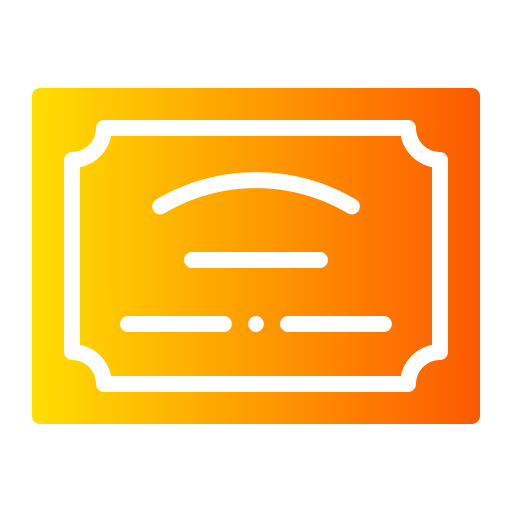 zertifizierung Generic Flat Gradient icon
