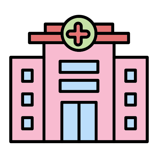 hôpital Generic Outline Color Icône