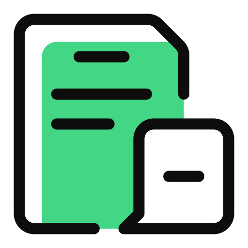 Document Generic Color Omission icon