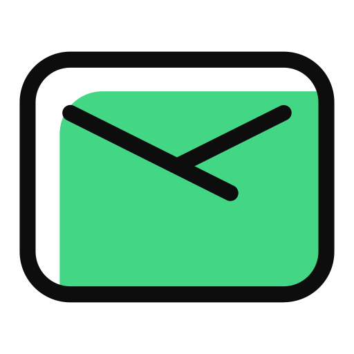 Email Generic Color Omission icon
