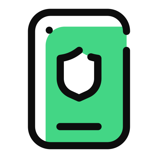Mobile security Generic Color Omission icon