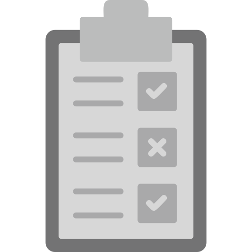 Checklist Generic Grey icon