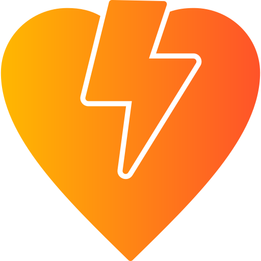 Broken heart Generic Flat Gradient icon
