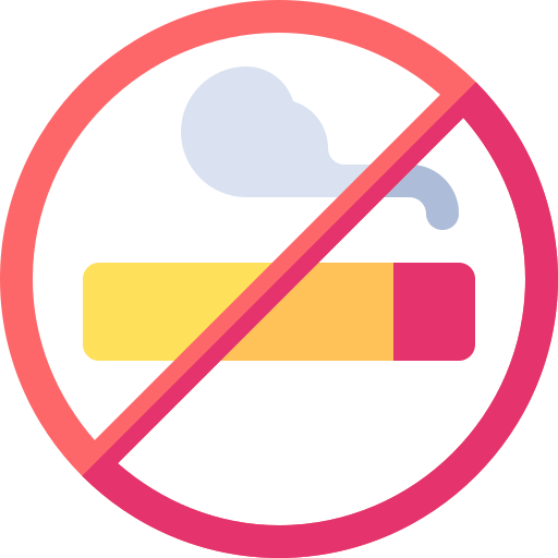 no fumar Basic Rounded Flat icono