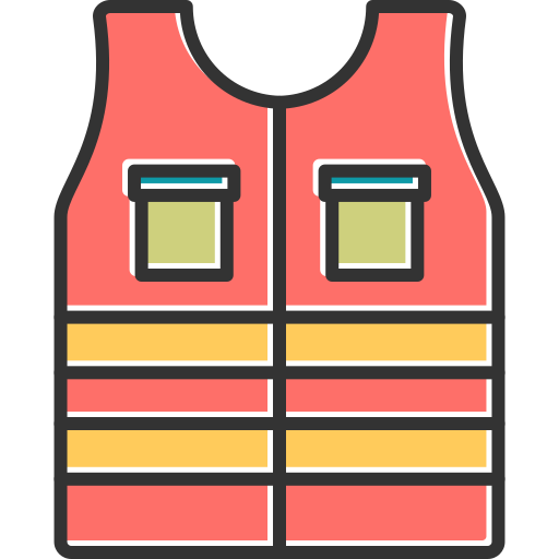 chaleco salvavidas Generic Color Omission icono