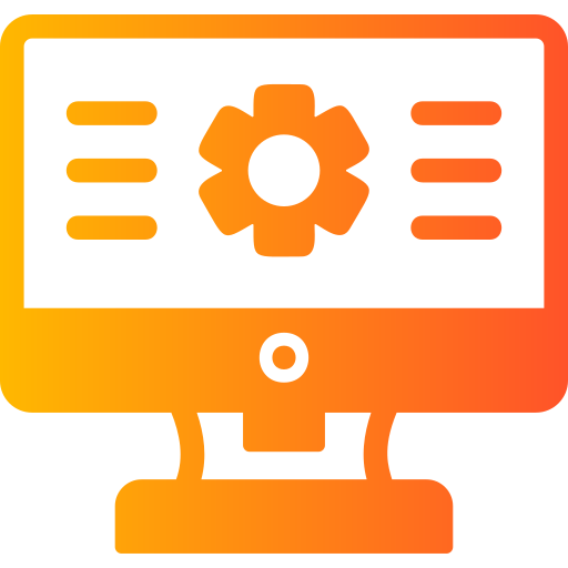 monitor Generic Flat Gradient Ícone