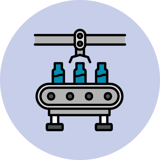 water fabriek Generic Outline Color icoon