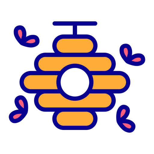 벌집 Generic Outline Color icon