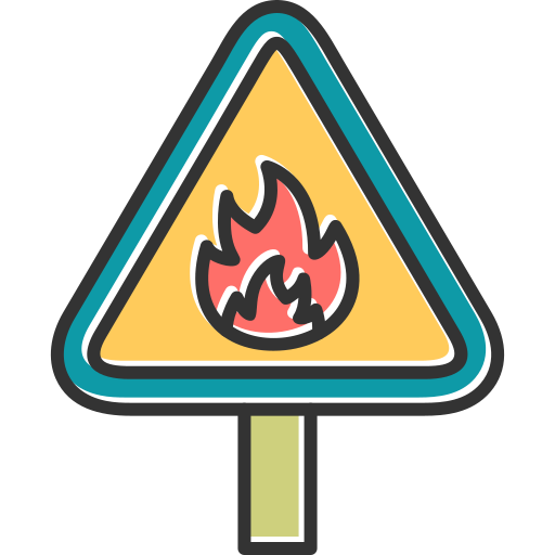 Flammable Generic Color Omission icon