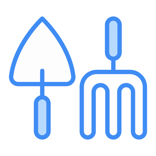 농업 도구 Generic Blue icon