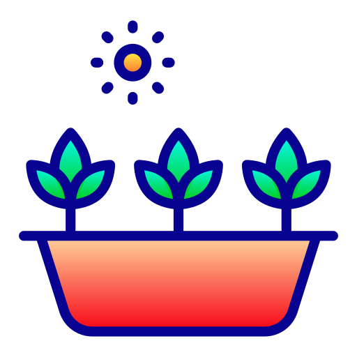 Растение Generic Lineal Color Gradient иконка
