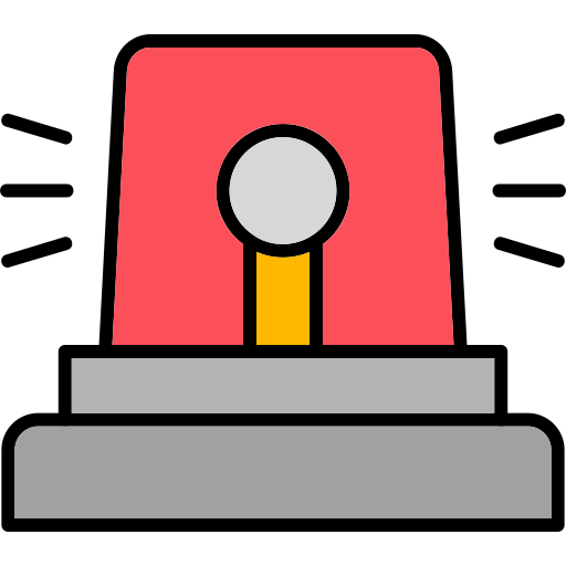 サイレン Generic Outline Color icon