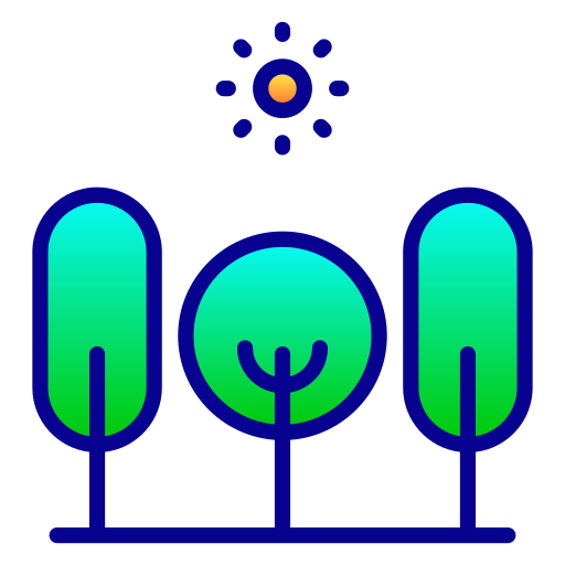 drzewa Generic Lineal Color Gradient ikona
