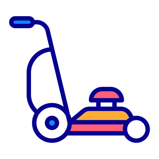 Lawn mower Generic Outline Color icon