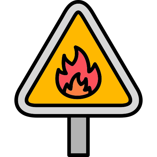 inflammable Generic Outline Color Icône