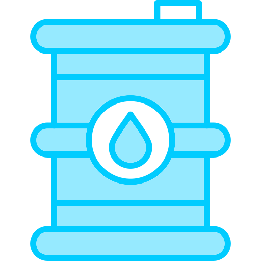 Oil barrel Generic Blue icon