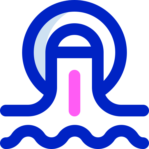 aguas residuales Super Basic Orbit Color icono