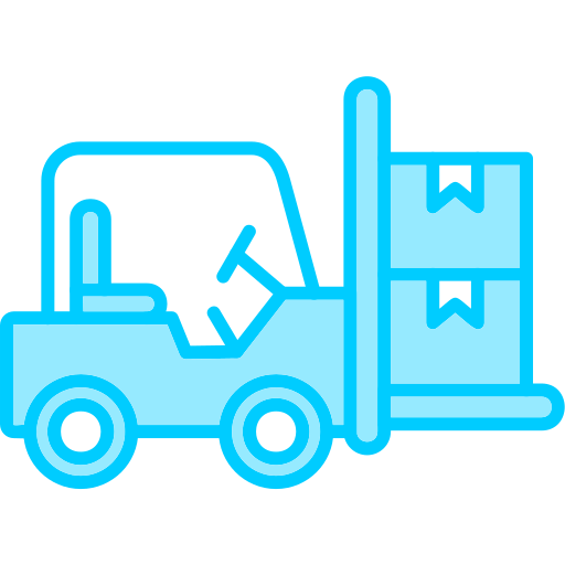 Forklift Generic Blue icon