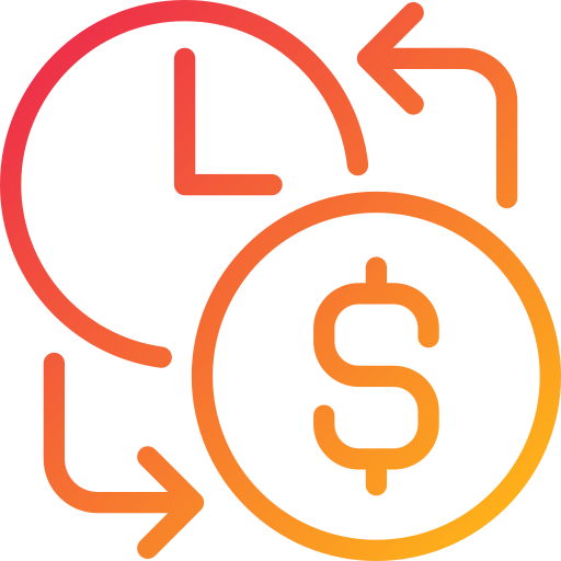 Wages Generic Gradient icon