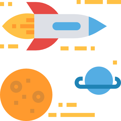 Spaceship dDara Flat icon