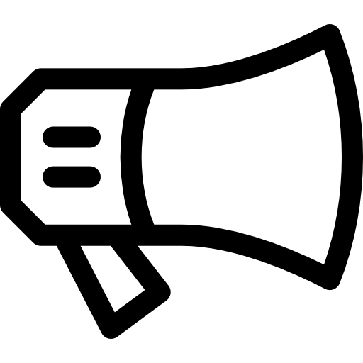 Мегафон Basic Rounded Lineal иконка