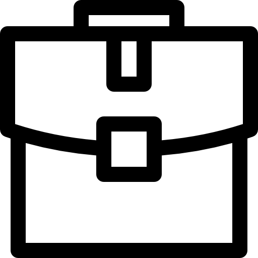 ブリーフケース Basic Rounded Lineal icon
