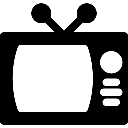 fernsehen Basic Rounded Filled icon