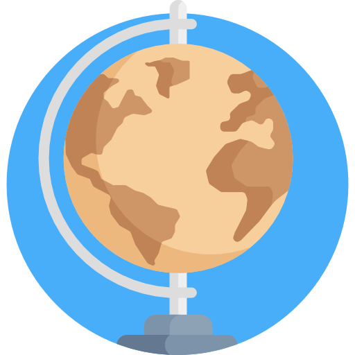 globe Detailed Flat Circular Flat Icône