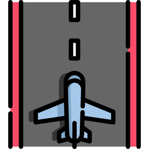 Runway Special Lineal color icon
