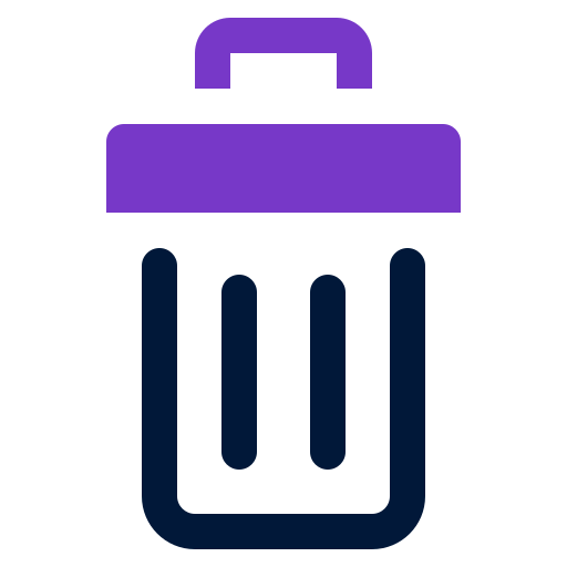 papelera de reciclaje Yogi Aprelliyanto Bold Duotone icono