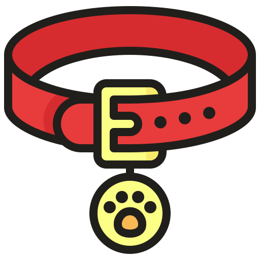 collier de chien Generic Outline Color Icône