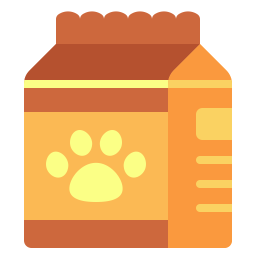alimentos para mascotas Generic Flat icono