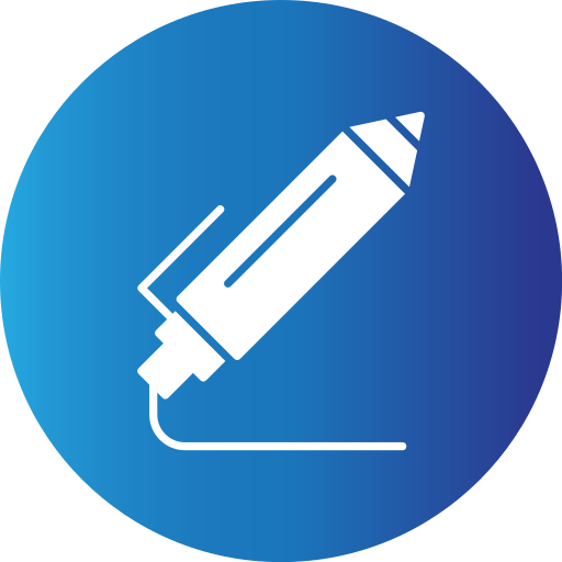 lichte pen Generic Flat Gradient icoon