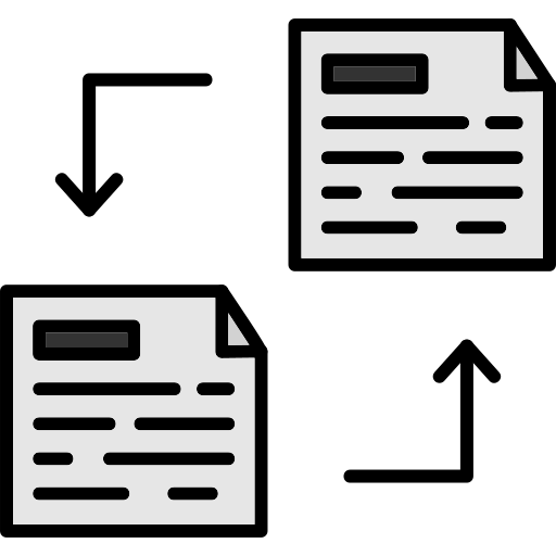 File transfer Generic Outline Color icon