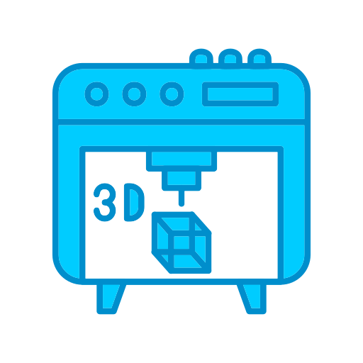 stampante 3d Generic Blue icona