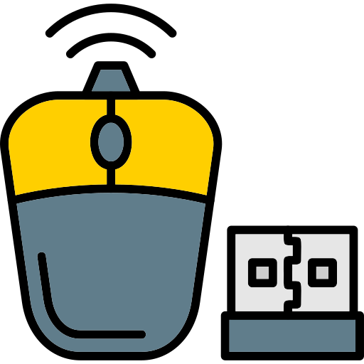 ワイヤレスマウス Generic Outline Color icon
