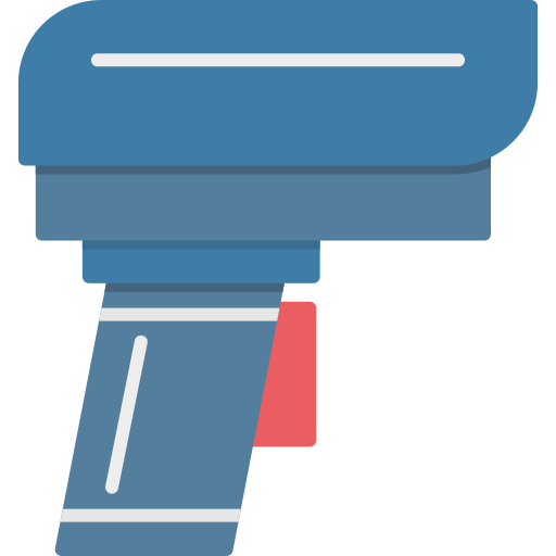 escáner de código de barras Generic Flat icono