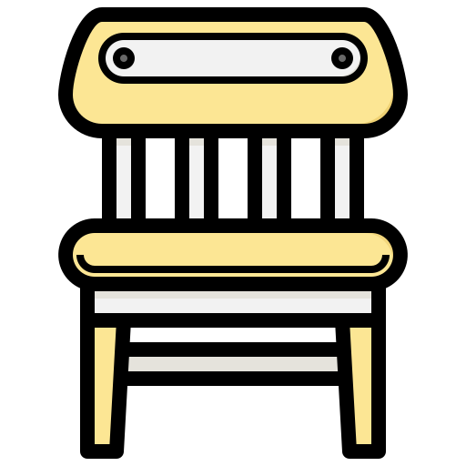 stuhl Generic Outline Color icon