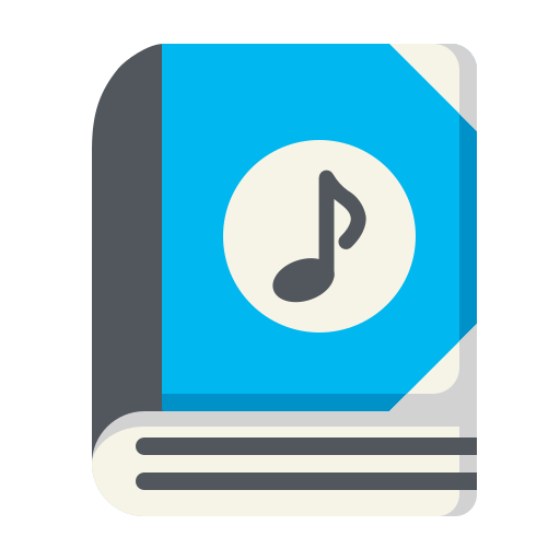 muziekboek Generic Flat icoon