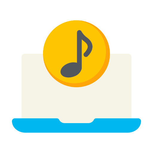 Online music Generic Flat icon